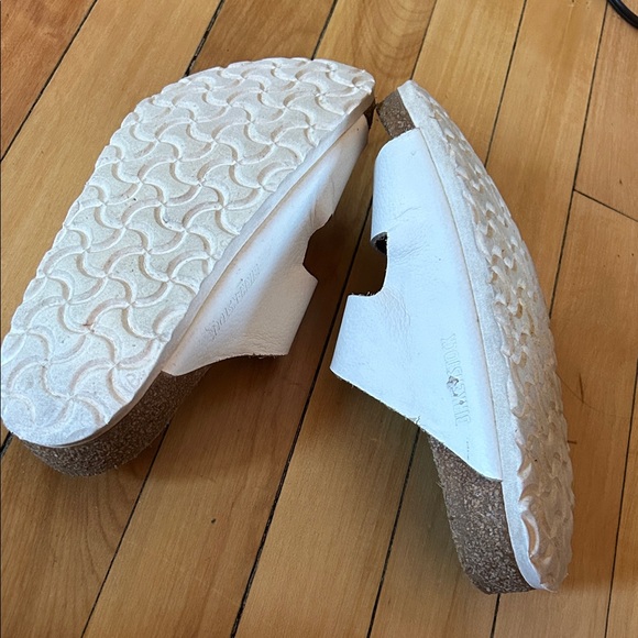 Birkenstock Arizona in white leather Sz 36 - Picture 6 of 6